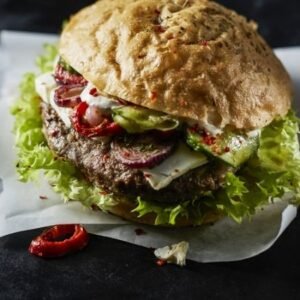 Dubbele lamsburger