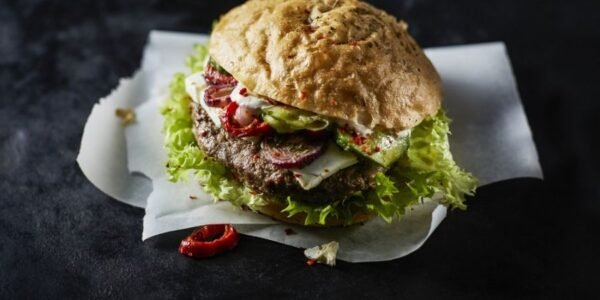 Dubbele lamsburger