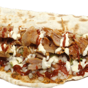 Turkse pizza met döner
