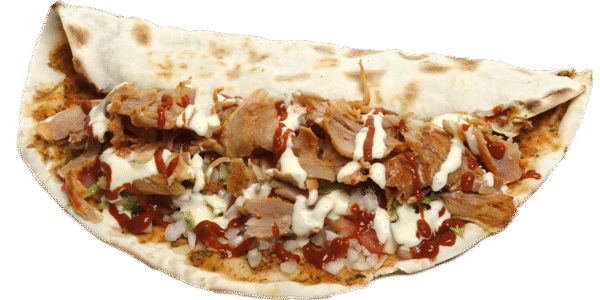 Turkse pizza met döner